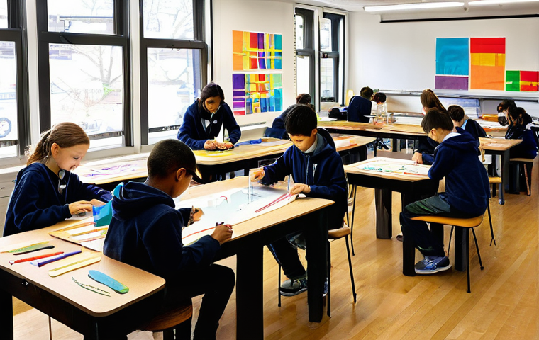 미술교육사 채용 트렌드 - Inclusive Intergenerational Art Workshop: Community Mural**

Prompt: A heartwarming scene inside a s...